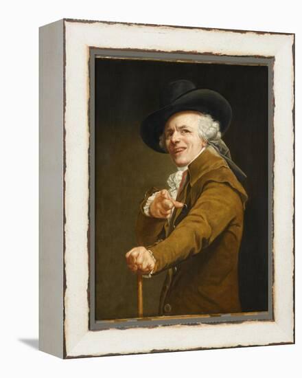 Portrait of the Artist in the Guise of a Mockingbird-Joseph Ducreux-Framed Premier Image Canvas