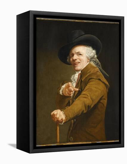 Portrait of the Artist in the Guise of a Mockingbird-Joseph Ducreux-Framed Premier Image Canvas