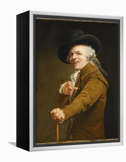 Portrait of the Artist in the Guise of a Mockingbird-Joseph Ducreux-Framed Premier Image Canvas