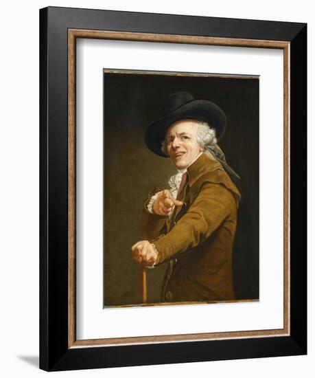 Portrait of the Artist in the Guise of a Mockingbird-Joseph Ducreux-Framed Giclee Print