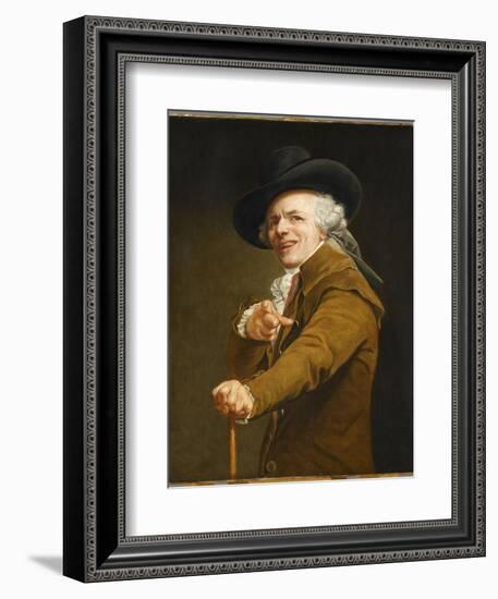 Portrait of the Artist in the Guise of a Mockingbird-Joseph Ducreux-Framed Giclee Print