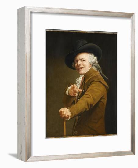 Portrait of the Artist in the Guise of a Mockingbird-Joseph Ducreux-Framed Giclee Print