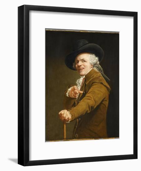 Portrait of the Artist in the Guise of a Mockingbird-Joseph Ducreux-Framed Giclee Print