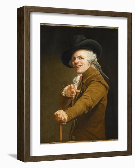 Portrait of the Artist in the Guise of a Mockingbird-Joseph Ducreux-Framed Giclee Print