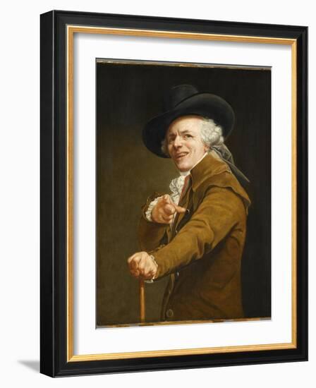 Portrait of the Artist in the Guise of a Mockingbird-Joseph Ducreux-Framed Giclee Print