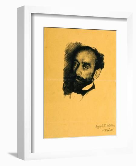 Portrait of the Artist Isaak Levitan, 1899-Leon Bakst-Framed Giclee Print