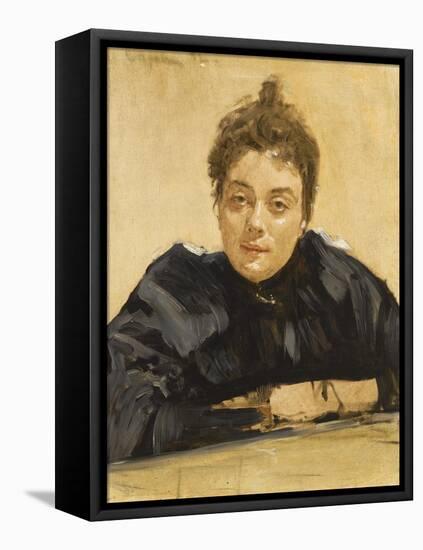 Portrait of the Artist Maria Yakunchikova-Weber (1870-190)-Valentin Alexandrovich Serov-Framed Premier Image Canvas