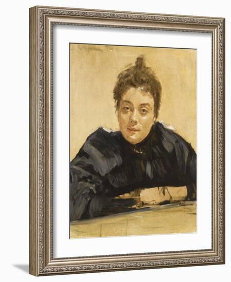 Portrait of the Artist Maria Yakunchikova-Weber (1870-190)-Valentin Alexandrovich Serov-Framed Giclee Print