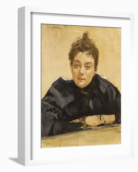 Portrait of the Artist Maria Yakunchikova-Weber (1870-190)-Valentin Alexandrovich Serov-Framed Giclee Print