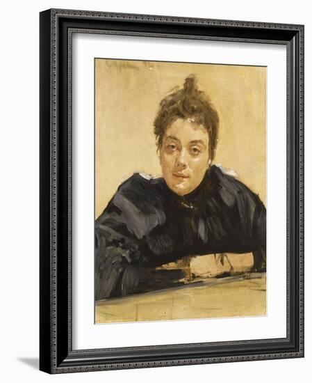 Portrait of the Artist Maria Yakunchikova-Weber (1870-190)-Valentin Alexandrovich Serov-Framed Giclee Print