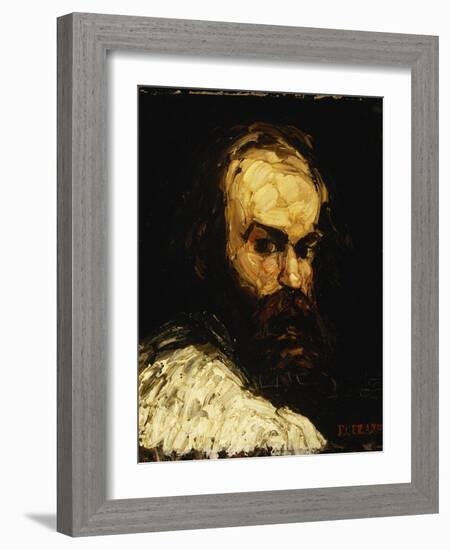 Portrait of the Artist; Portrait De L'Artiste, C.1866-Paul Cézanne-Framed Giclee Print
