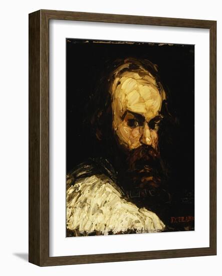 Portrait of the Artist; Portrait De L'Artiste, C.1866-Paul Cézanne-Framed Giclee Print