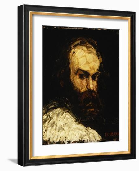 Portrait of the Artist; Portrait De L'Artiste, C.1866-Paul Cézanne-Framed Giclee Print