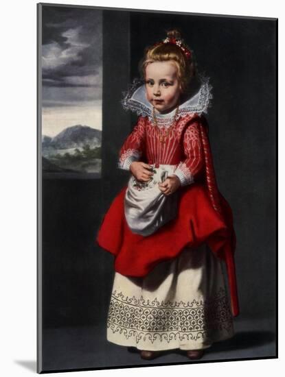Portrait of the Artist's Daughter Magdalena De Vos, 1927-Cornelis de Vos-Mounted Giclee Print