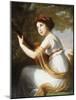 Portrait of the Artist's Daughter, Seated Three-Quarter Length, Playing a Guitar, C.1797-Elisabeth Louise Vigee-LeBrun-Mounted Giclee Print