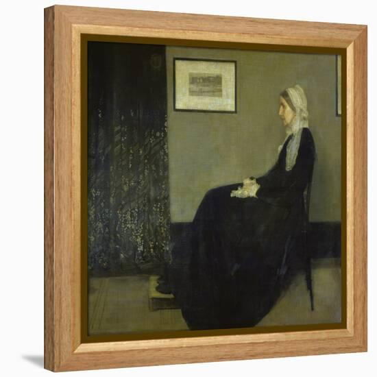 Portrait of the Artist's Mother, 1871-James McNeill Whistler-Framed Premier Image Canvas