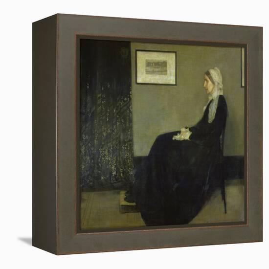 Portrait of the Artist's Mother, 1871-James McNeill Whistler-Framed Premier Image Canvas