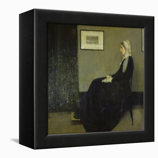 Portrait of the Artist's Mother, 1871-James McNeill Whistler-Framed Premier Image Canvas