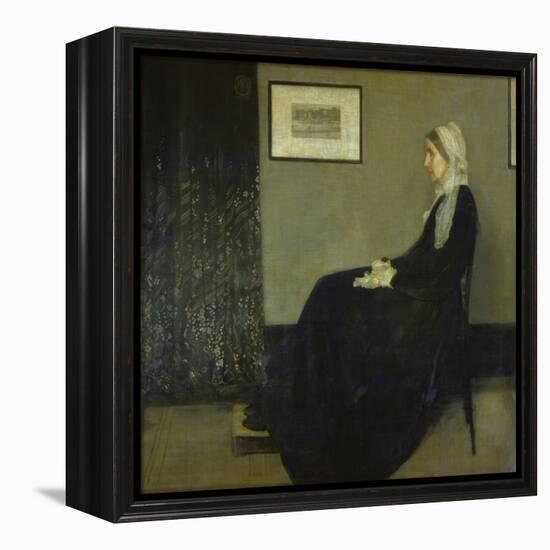 Portrait of the Artist's Mother, 1871-James McNeill Whistler-Framed Premier Image Canvas