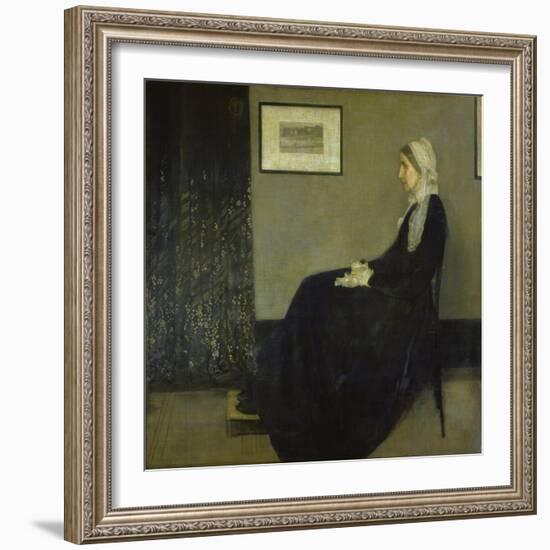 Portrait of the Artist's Mother, 1871-James McNeill Whistler-Framed Giclee Print