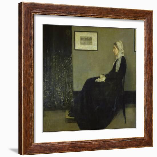 Portrait of the Artist's Mother, 1871-James McNeill Whistler-Framed Giclee Print