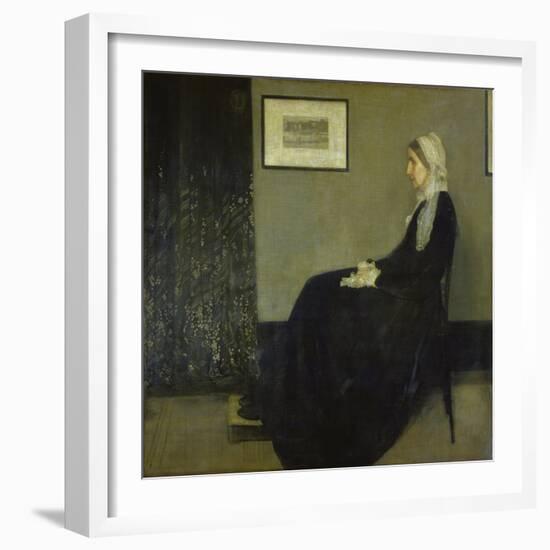 Portrait of the Artist's Mother, 1871-James McNeill Whistler-Framed Giclee Print