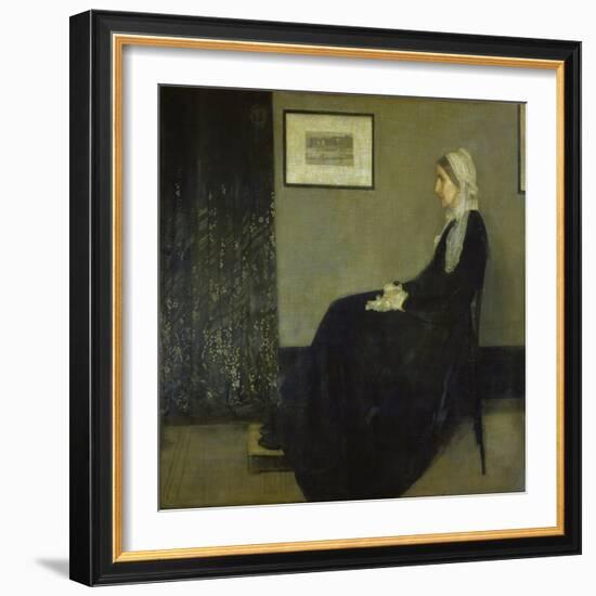 Portrait of the Artist's Mother, 1871-James McNeill Whistler-Framed Giclee Print