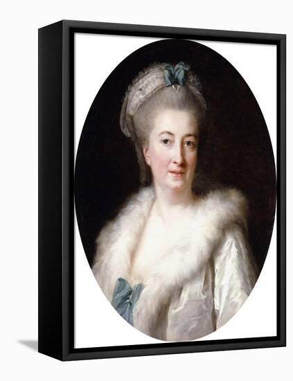 Portrait of the Artist's Mother, Madame Le Sevre-Elisabeth Louise Vigee-LeBrun-Framed Premier Image Canvas