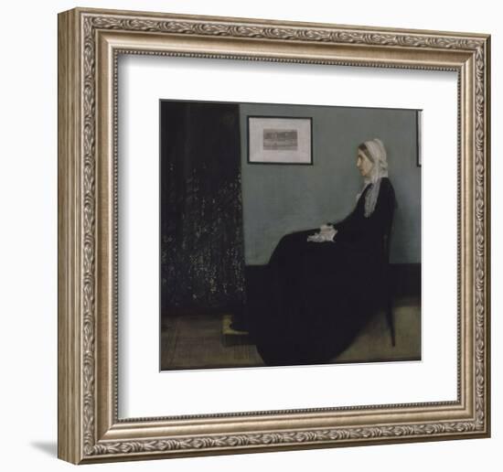 Portrait of the Artist's Mother-James Abbott McNeill Whistler-Framed Art Print