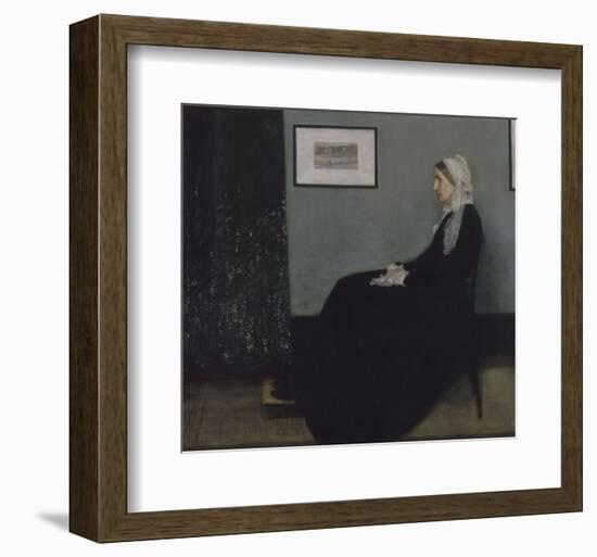 Portrait of the Artist's Mother-James Abbott McNeill Whistler-Framed Art Print