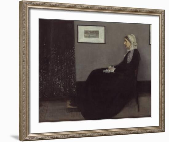 Portrait of the Artist's Mother-James McNeill Whistler-Framed Giclee Print