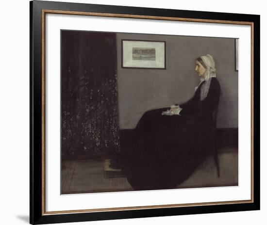 Portrait of the Artist's Mother-James McNeill Whistler-Framed Giclee Print