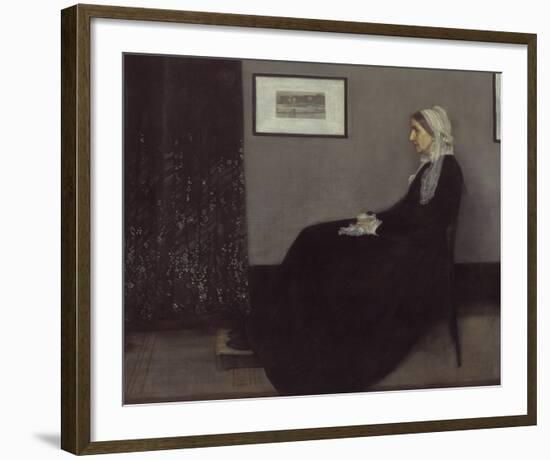 Portrait of the Artist's Mother-James McNeill Whistler-Framed Giclee Print