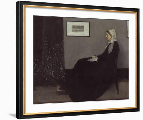 Portrait of the Artist's Mother-James McNeill Whistler-Framed Giclee Print