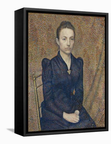 Portrait of the Artist's Sister, 1891-Georges Lemmen-Framed Premier Image Canvas