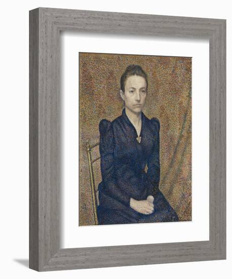 Portrait of the Artist's Sister, 1891-Georges Lemmen-Framed Giclee Print