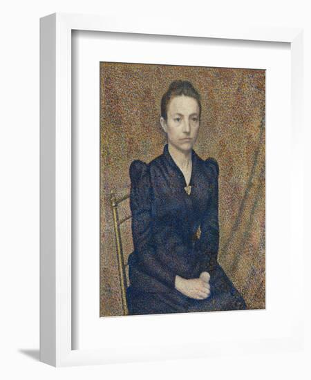 Portrait of the Artist's Sister, 1891-Georges Lemmen-Framed Giclee Print