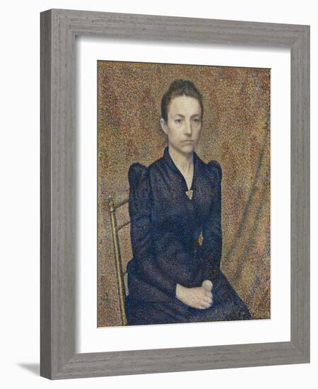 Portrait of the Artist's Sister, 1891-Georges Lemmen-Framed Giclee Print