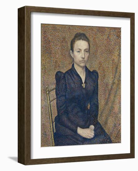 Portrait of the Artist's Sister, 1891-Georges Lemmen-Framed Giclee Print