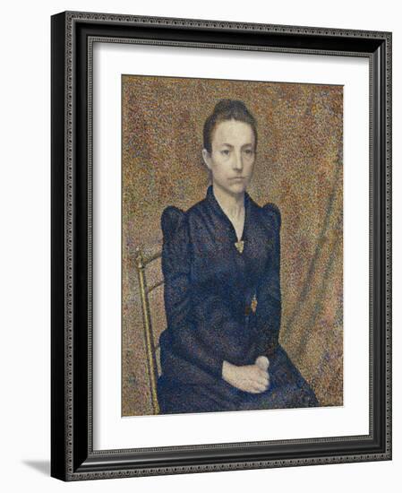 Portrait of the Artist's Sister, 1891-Georges Lemmen-Framed Giclee Print