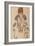 Portrait of the Artist's Sister-In-Law, Adele Harms, 1917-Egon Schiele-Framed Giclee Print