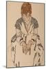 Portrait of the Artist's Sister-In-Law, Adele Harms, 1917-Egon Schiele-Mounted Giclee Print