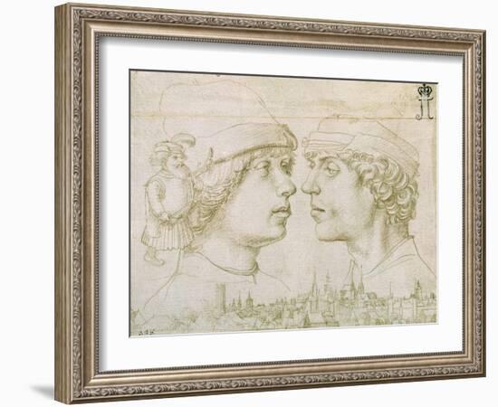 Portrait of the Artist's Son, 1514-Hans Holbein the Elder-Framed Giclee Print