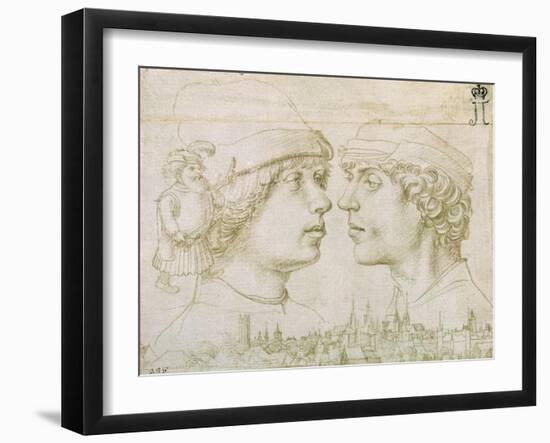 Portrait of the Artist's Son, 1514-Hans Holbein the Elder-Framed Giclee Print