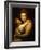 Portrait of the Artist's Wife and Daughter (Oil on Canvas)-Richard Cosway-Framed Giclee Print