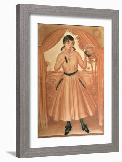 Portrait of the Artist's Wife, C. 1917-Alexander Yevgenyevich Yakovlev-Framed Giclee Print