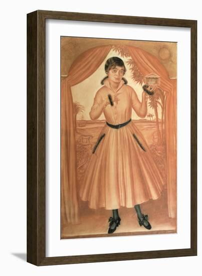 Portrait of the Artist's Wife, C. 1917-Alexander Yevgenyevich Yakovlev-Framed Giclee Print