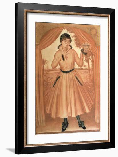 Portrait of the Artist's Wife, C. 1917-Alexander Yevgenyevich Yakovlev-Framed Giclee Print