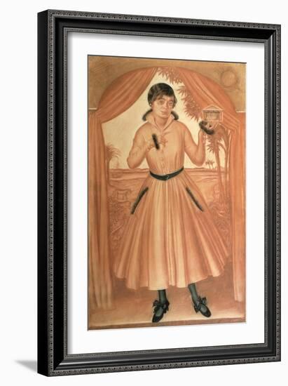 Portrait of the Artist's Wife, C. 1917-Alexander Yevgenyevich Yakovlev-Framed Giclee Print