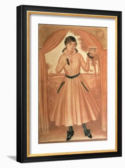 Portrait of the Artist's Wife, C. 1917-Alexander Yevgenyevich Yakovlev-Framed Giclee Print